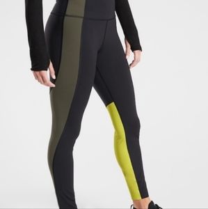 ATHLETA Asym Colorblock Tight in Supersonic